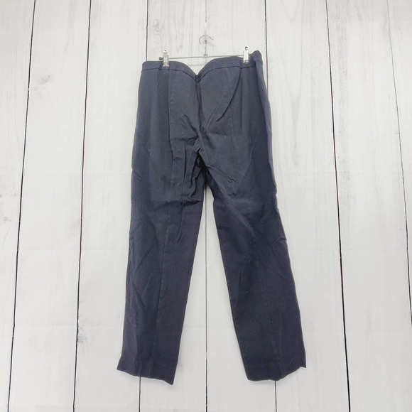 Gallia Moda Black Relaxed Staight Leg Flat Front Pointe Slacks Womens 16 - Picture 2 of 2